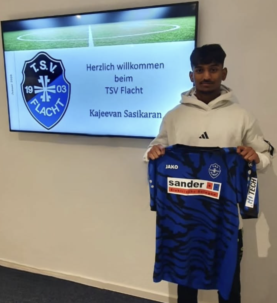 Fussball Aktive: Winterneuzugang für die Rückrunde 2026: Kajeevan Sasikaran